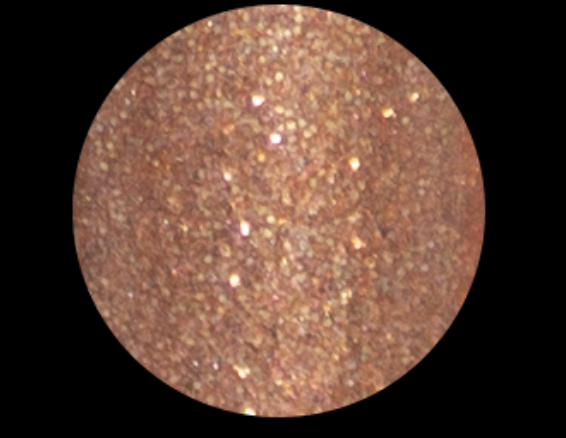 Qeblawi Sheer pinkish taupe brown base busting with silver glitter diamonds